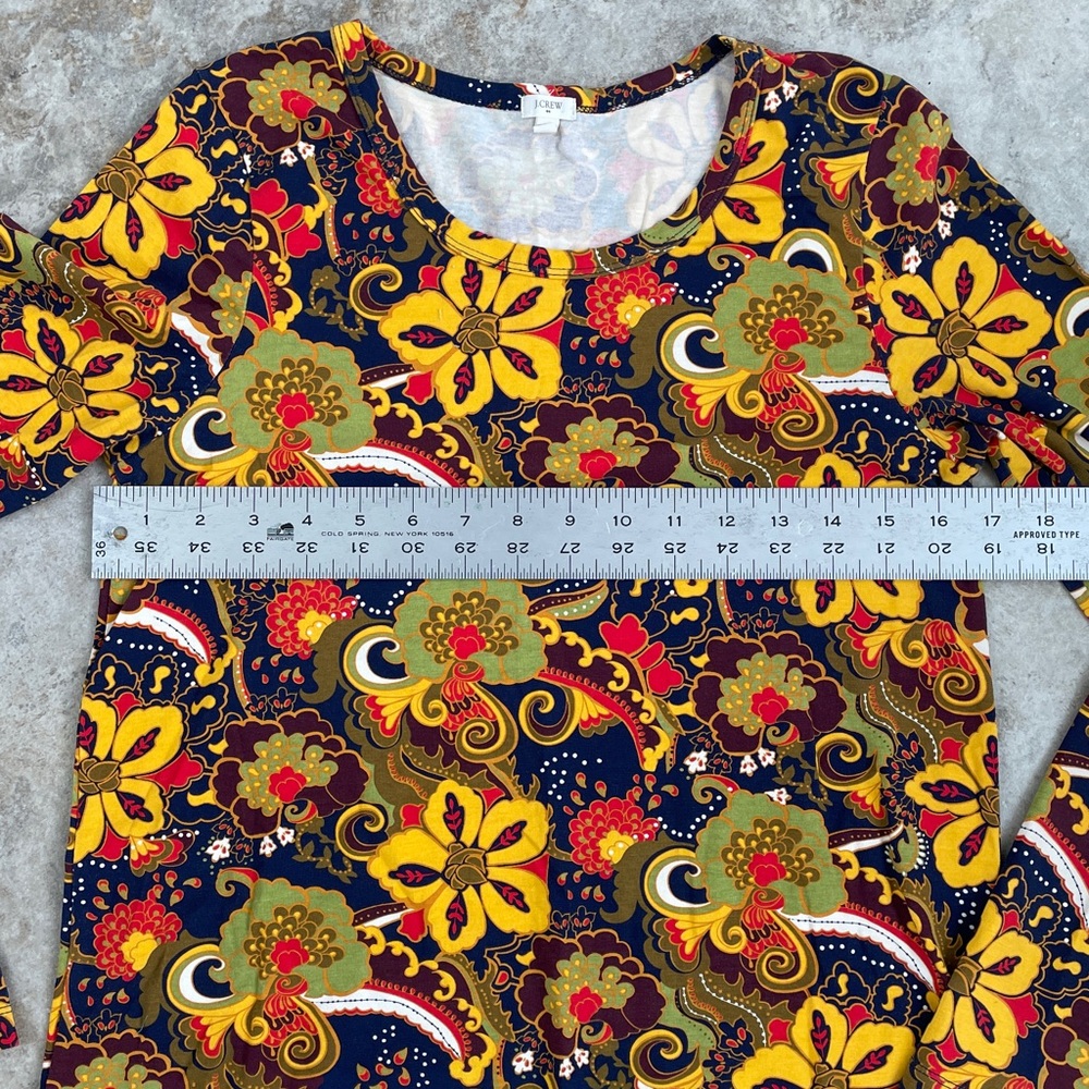 J. Crew Multicolor Patterned Garment - image 4